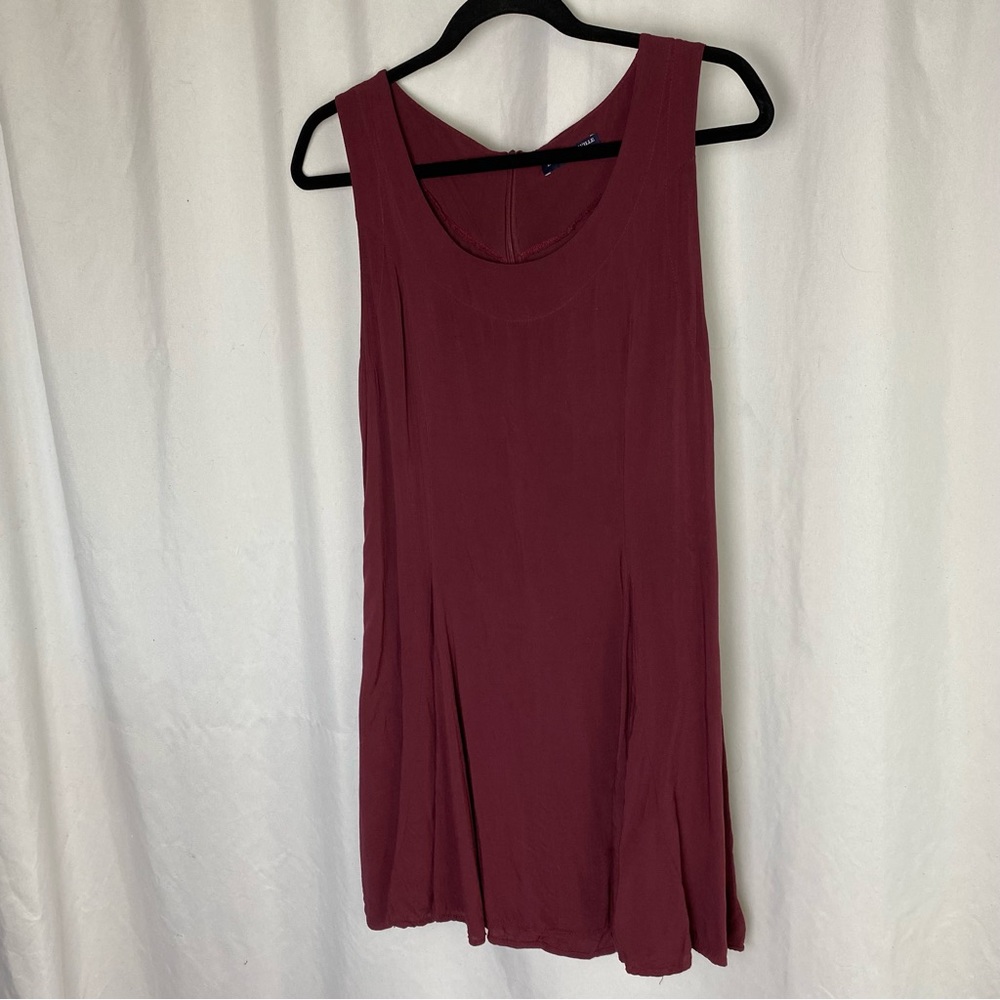 Brandy Melville Burgundy Slip Tunic Dress One Size